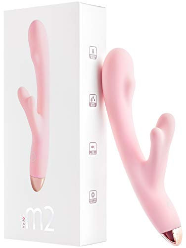 HEDO M2 | Vibratore Sessuale per Donna | Stimolatore clitorideo e Punto G | Silicone Medico Privo di PVC e ftalati | Vibratorepunto | RICARICABILE | Massaggiatore Rabbit