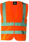 Korntex Funktionsweste - 4 Reflexstreifen KXVROM, Orange, M