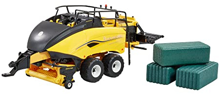 New Holland BigBaler 1290 Plus Toy, Farm Toys for Children Tractor Toy, New Holland Replica Toy Compatible with 1:32 Scale Farm Animals and Toys, Suitable for Collectors & Kids from 3 Years