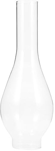 EXCEART Verre Lampe À Huile Cheminée Ouragans Kérosène Abat- Lampe À Huile Globe Remplacement Lampe À Pétrole Cheminée Soufflé À La Bouche Tuyaux Couverture Pour Lanterne À Huile