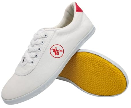 Wansiman Taekwondo Boxe Karate Scarpe da Allenamento,Boxe Karate Kung Fu Tai Chi Trainning Scarpe,Scarpe per Kung Fu Taichi Taekwondo,Traspirante,Leggero,Antiscivolo,per Kung Fu Taichi Taekwondo