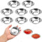 6 Pezzi Ciotole per Salsa In Acciaio Inox, 8cm Ciotole Aperitivo, Piccole Ciotole In Acciaio Inox, Ciotola Rotonda Piccola In Acciaio Inox, Mini Ciotole, Sushi Immersione Ciotole per Aperitivo