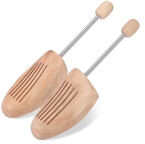 Schuhspanner Damen & Herren, Hochbelastbar Schuhspanner Holz, Edelstahlfeder Shoe Stretcher Feuchtigkeitsaufnahme und Trocknung, Schuhstrecker, Schuh Spanner für Stiefel Oder Sneaker Geeignet