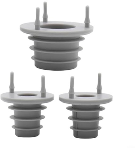 Trayne 3Pcs Sealing Sleeve And Cover Set For Roborock O35/S8 Pro Ultra/S7 Max Ultra/Q Revo Rubber Vacuum Cleaner Spare Parts Kit