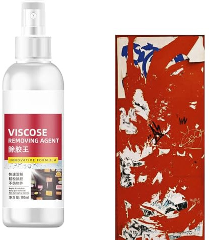 Dissolvant De Colle, 100ml Agent Dégommant, Décapant Adhésif, Decolle Etiquette, Dissolvant D'adhésif, Décolleur D Autocollants, Pour Voiture, Mur, Ongles, Peau, Extensions De Cils, Fenêtre, Mastic
