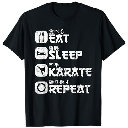 Karate Dojo Shotokan Kata Arte Marziale Giapponese Maglietta