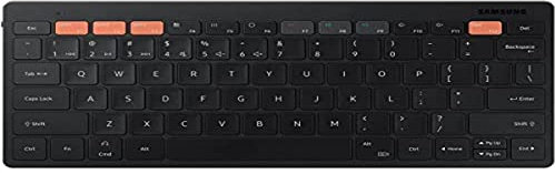 SAMSUNG Smart Keyboard Trio 500 Universal Teclado Bluetooth. Negro EJ-B3400BBEGFR (Teclado francés)