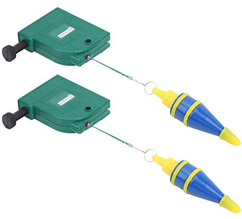 2pcs 3 metros de aleación de acero alambre magnético martillo línea caída plomada Bobs Plomada Bob Setter