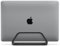 HumanCentric Vertikaler Laptop-Ständer für MacBook, kompatibel mit MacBook Pro Ständer, MacBook Air Ständer, Laptop-Halterung für Apple Laptop, Aluminium-Laptop vertikaler Ständer, schwarz