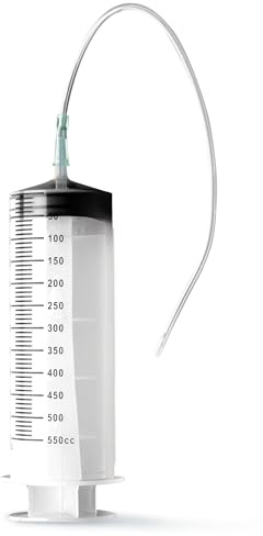 Cleanstream 500 Ml Enema Syringe With Tube For Anal Cleansing. Tapered Tip For Easy Insertion - 500 Ml, Clear