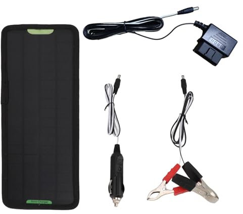 Batería Solar -Marked - Kit de Recarga de Mantenimiento Impermeable de 12