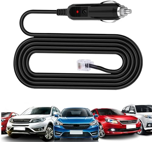 Adattatore Di Alimentazione RJ11-Cavo Di Caricabatterie Per Auto, Filo Plug-in Radar | Accessorio Automatico Con Porta Da USB A RJ11, Linea Di Trasferimento Stabile Per L'impostazione Delle Apparecchi