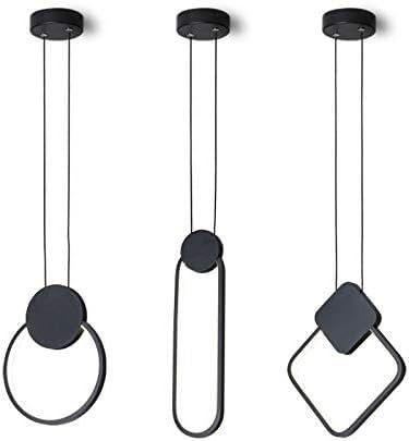 PCLXQ Luces colgantes, Luminaria Led Lámpara De Noche - Dormitorio Minimalista Moderno Colgante Una Sola Cabeza Luz Suspensión Aluminio Sala Estar Comedor Decorativa