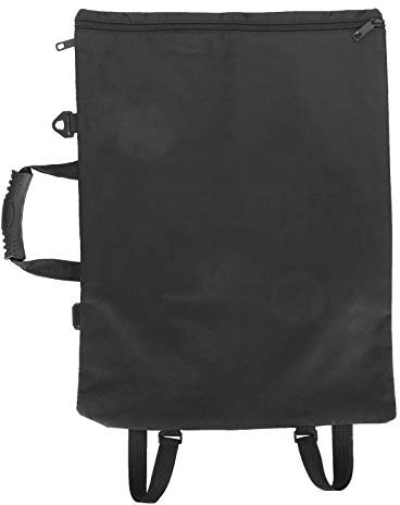 Zerodis Art Portfolio Case, A3 wasserdichtes Malbrett Rucksack Tasche Tragbare Kunst Tragetasche für Studenten und professionelle Künstler(Schwarz)