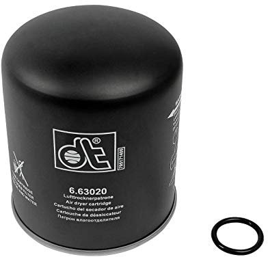 DT Spare Parts Lufttrocknerpatrone mit Koaleszenzfilter, 2-stufig 6.63020 D: 140 mm M39 x 1,5L H: 165 mm Patrone für LKW