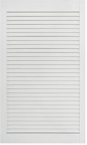 Porte d armoire à persiennes blanc 99,3x49,4 cm pin massif