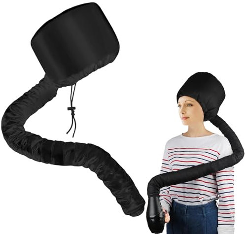 Casque pour Séchage Cheveux, Bonnet Chauffant pour Sèche-Cheveux pour Séchage Cheveux e Conditionnant en Profondeur, Capot de Séchage Réglable pour Sèche-cheveux à Main