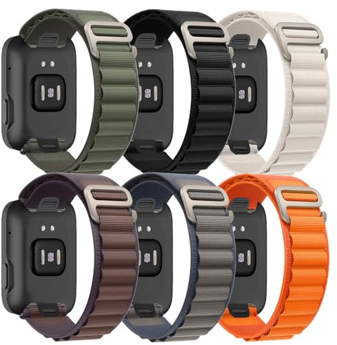 vixjimono Alpine Loop Band kompatibelt med Apple Watch Band 49 mm 46 mm 45 mm 41 mm 44 mm 40 mm 42 mm 38 mm män kvinnor, nylon sport loop band för Apple Watch Ultra 2 & iWatch-serien10 9 8 7 SE 6 5 4