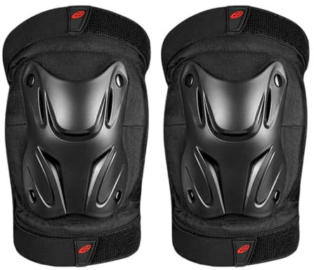 Acunny Protezioni per ginocchia per motocross, protezioni per ginocchio per moto, cuscinetti per gomito regolabili, protezioni Shin, protezione Gear Shockproof, accessori per moto per bicicletta