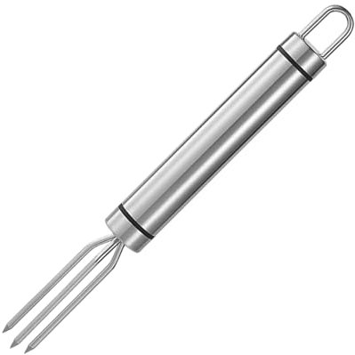Forche di mais, forchette di mais in acciaio inossidabile | Porta di mais in acciaio inossidabile, di patate riutilizzabili | Gadget da cucina portatile multifunzionale con manico ergonomico per carne
