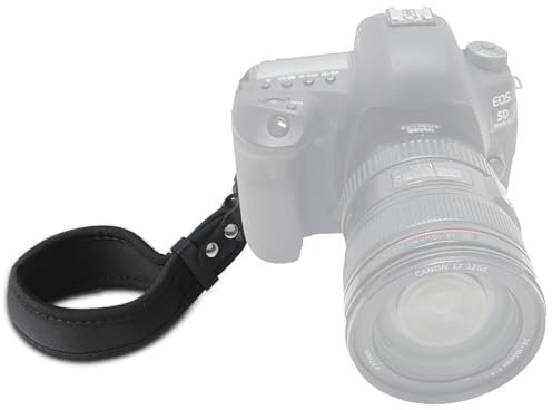 KUKUPOW Camera Strap, Accessori Fotografia, per Fotocamere con Occhiello per Cinturino, Cinghia da Polso in Neoprene per Canon Nikon Sony DSLR SLR