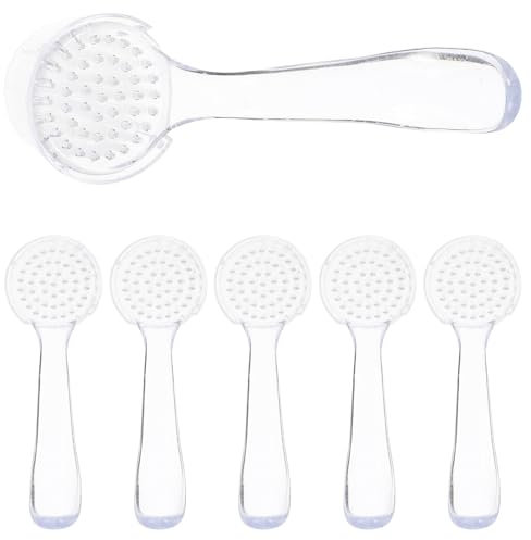 Homoyoyo 6pièces Brosse à Ongles Et Nettoyage Simple De Manucure Outils De Brosse Anti-poussière Pour Manucure