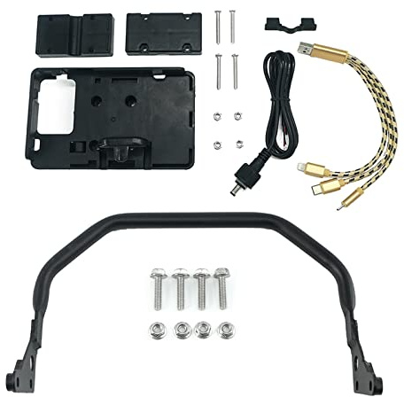 Telefonhållare Motorcykel Telefon Navigationsfäste Front Bar Telefonhållare Monteringsställ för BMW R1250GS R1200GS ADV LC 2013-2022(One Set)