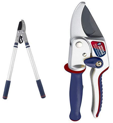 Spear & Jackson W213 Razorsharp Telescopic Ratchet Anvil Lopper and Razorsharp Ratchet Twist Anvil Secateur