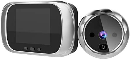 Splenssy Digital Door Viewer Camera de porte 1080p Sonnette de porte Écran LCD 2,8 pouces Vision nocturne Photosurveillance numérique de porte pour la sécurité à la maison
