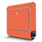 banjado® Briefkasten Edelstahl mit Farbe Orange 39x47x14cm & 2 Schlüssel - rostfreier Edelstahl Briefkasten mit Zeitungsfach - Postkasten A4 Einwurf inkl. Montagematerial