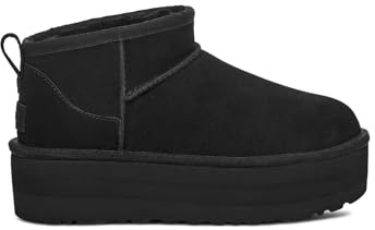 UGG Women's Classic Ultra Mini Platform Boot, Black, 9