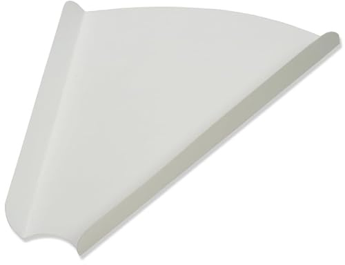 Pro DP 1250 Pizza Slice Teller Pizzateller Pizzapappen Pappteller für ein Pizzastück 20x20x19cm weiß - Inkl. VerpackG in D