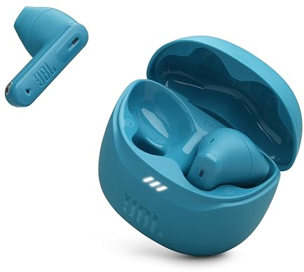 JBL Tune Flex 2 - True Wireless Noise Cancelling Earbuds Spatial Sound and Smart Ambient Technology, 6 mics for Perfect Calls, up to 48Hrs of Playback, IP54 Dust & Water Resistant (Teal)