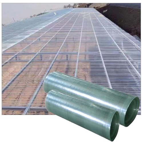 Láminas Para Techos,Placas De Policarbonato,Placas Para Invernaderos,Plancha De Fibra De Vidrio Para Toldo Marcos Fríos Jardín,Láminas De Policarbonato Para Tejados Anti-uv,WxL-1x3m/3.3*9.8ft