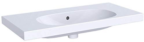 Keramag KG Acanto Waschtisch Compact, 900x420mm ohne Hahnloch, m. Ül, weiß