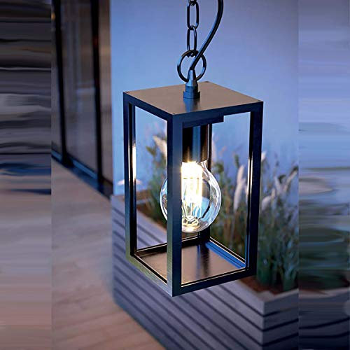 CGC Lighting Plafonnier de porche contemporain à visser en aluminium Jardin extérieur