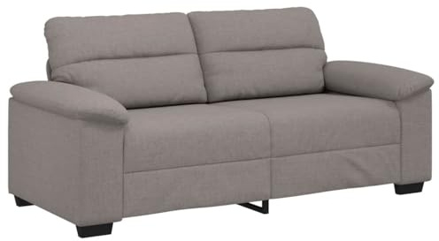 vidaXL Divano a 2 Posti Tortora 180x81x84 cm in Tessuto