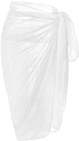 Beach Sarongs Wrap for Women - Long Beachwear Bikini Cover Up Chiffon Swimsuit Wrap Skirts Ladies Summer Sexy Swim Sarong for Holiday