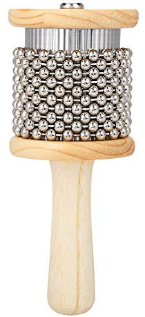 Cabasa Holzoberfläche Kinder Percussion Instrument Kleines Cabasa Begleit-Beat-Instrument für Studenten Kinder