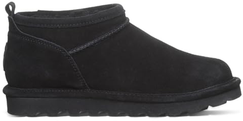BEARPAW Stivali da donna super corti | Stivaletti da donna | Stivali da donna | Stivali invernali comodi | Diversi colori e taglie, nero, 37 EU