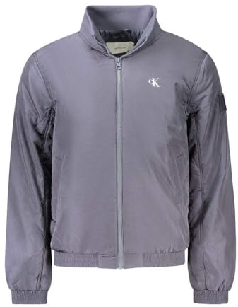 Calvin Klein Uomo Giacca Padded Harrington Calda, Blu (India Ink), XXS