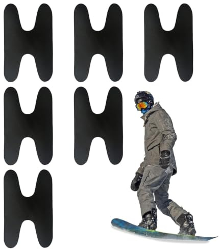 Espuma Acolchada Para Botas De Esquí Pack 6 Almohadillas Espuma Tobillo | Inserto Antiamollas Y Amortiguación Para Kit De Esquí Y Snowboard