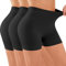 YADIFEN Radlerhose Damen Kurze Hose Damen Shorts Leggings,sehr kurz Shorts,Unter Kleid Rock Anti Scheuern Bequem hohe Taille Boxershorts Hotpants,3er Schwarz,S