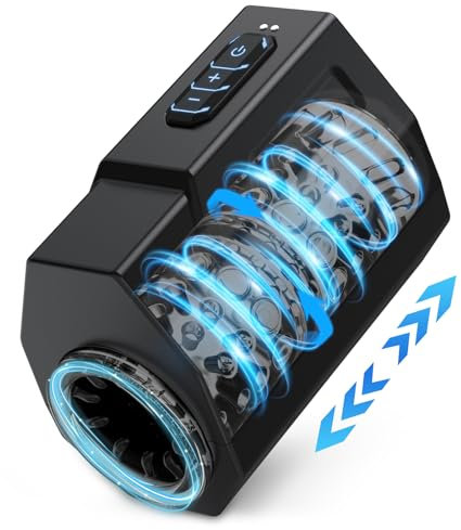 Automatico Sex Toysper Per Uomini, Masturbatori Maschile, Con 5 Modalità di Rotazione Telescopica e 7 Velocità Commutabili, Masturbatore Maschile, Masturbazione Giochi Erotitici Sexy per Uomo