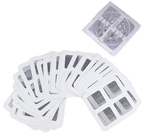 HHXUUAN 60 Pezzi Filtro Raccogli Capelli per Doccia Filtro di Scarico a Pavimento Usa e Getta per Scarico Doccia Cucina Vasca griglia di scarico Anti tappo