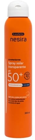 PIUMER ACOF. NESIRA SPRAY SOLAR TRANSPARENTE SPF50+ 200ML