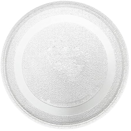 SPARES2GO Universal Microwave Turntable Plate Smooth Flat Glass Dish Tray (11 / 28.4cm / 284mm)