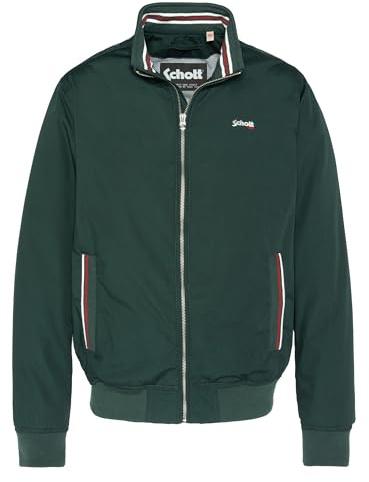blouson court zippe bord cotes rayes schott,KENTON