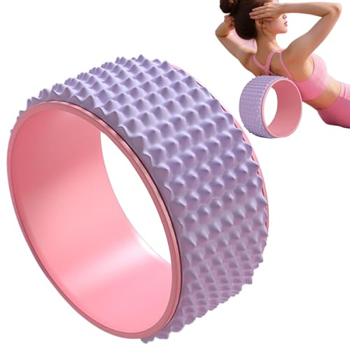 Deep Tissue Pilates, 5,12 ryggträningsrulle utomhusträning, träning med flexibilitet, utrustningsmassage, yogahjul stretching, fitnessentusiaster, nybörjare