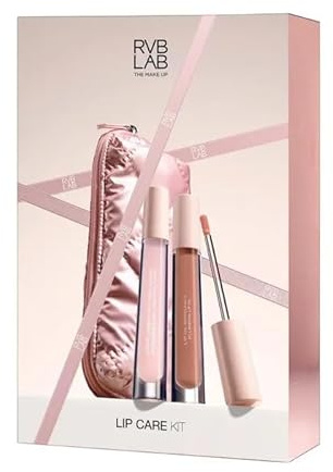 RVB LAB Lip Care Kit con Pochette, Set Cura Labbra